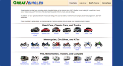 Desktop Screenshot of greatvehicles.com